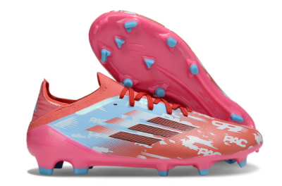 Unisex Adidas F50 Elite FG Football Boots - Red/Blue/Pink