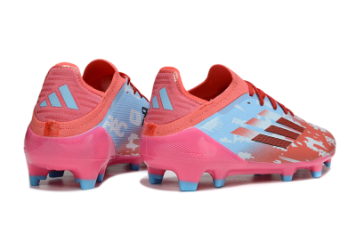 Unisex Adidas F50 Elite FG Football Boots - Red/Blue/Pink