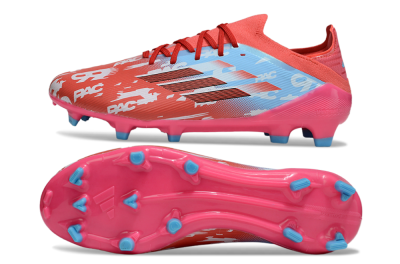 Unisex Adidas F50 Elite FG Football Boots - Red/Blue/Pink