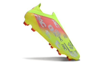 Unisex Adidas F50 Elite Laceless FG Football Boots - Yellow/Silver/Red