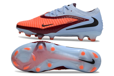 Unisex Nike Phantom 6 Elite Low FG Football Boots - Red/Jade/Black