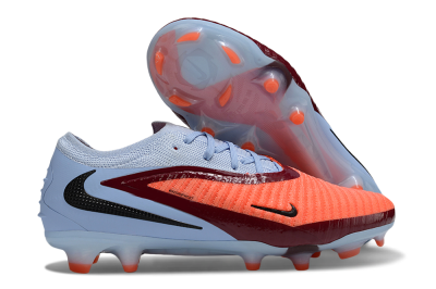 Unisex Nike Phantom 6 Elite Low FG Football Boots - Red/Jade/Black