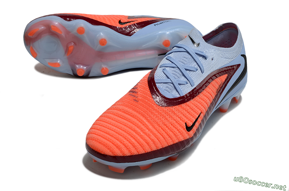 Unisex Nike Phantom 6 Elite Low FG Football Boots - Red/Jade/Black 3