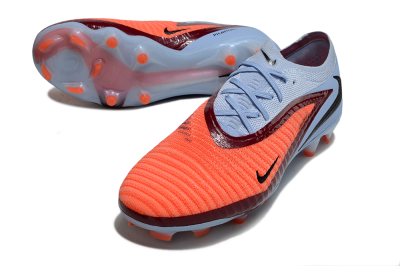 Unisex Nike Phantom 6 Elite Low FG Football Boots - Red/Jade/Black