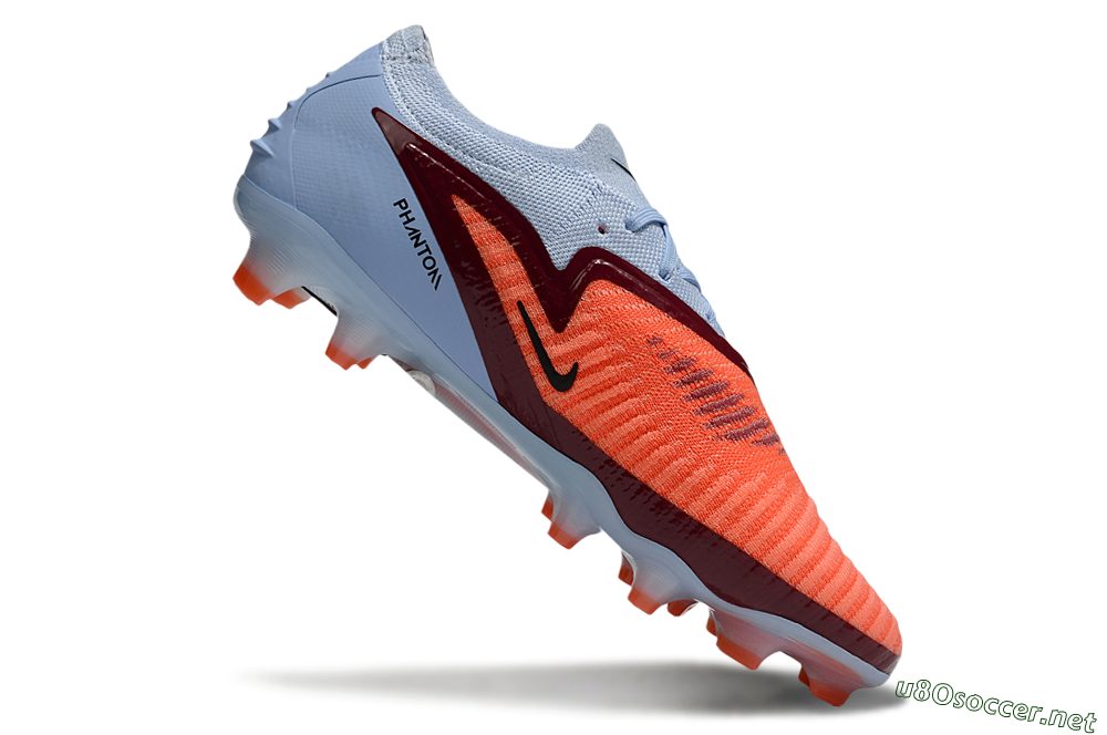Unisex Nike Phantom 6 Elite Low FG Football Boots - Red/Jade/Black 4