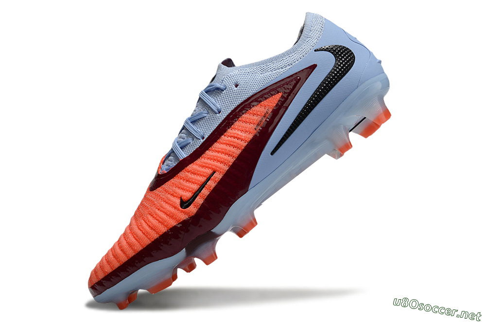 Unisex Nike Phantom 6 Elite Low FG Football Boots - Red/Jade/Black 5