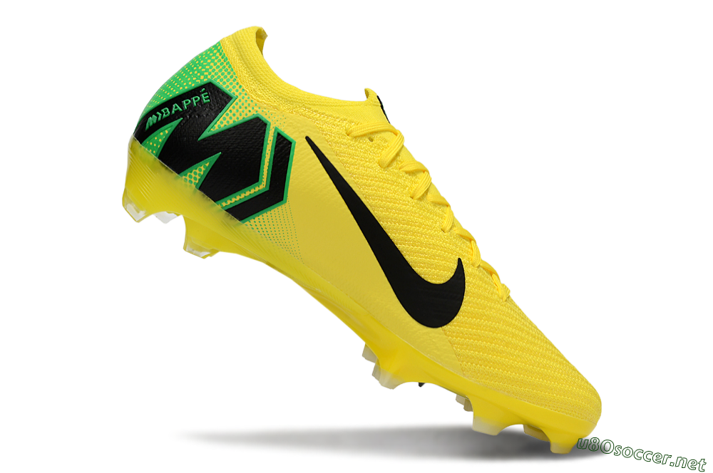 Men's Nike Air Zoom Mercurial Vapor 16 Elite FG Football Boots - Yellow/Black/Green 4
