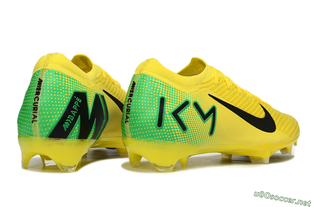 Men's Nike Air Zoom Mercurial Vapor 16 Elite FG Football Boots - Yellow/Black/Green 6