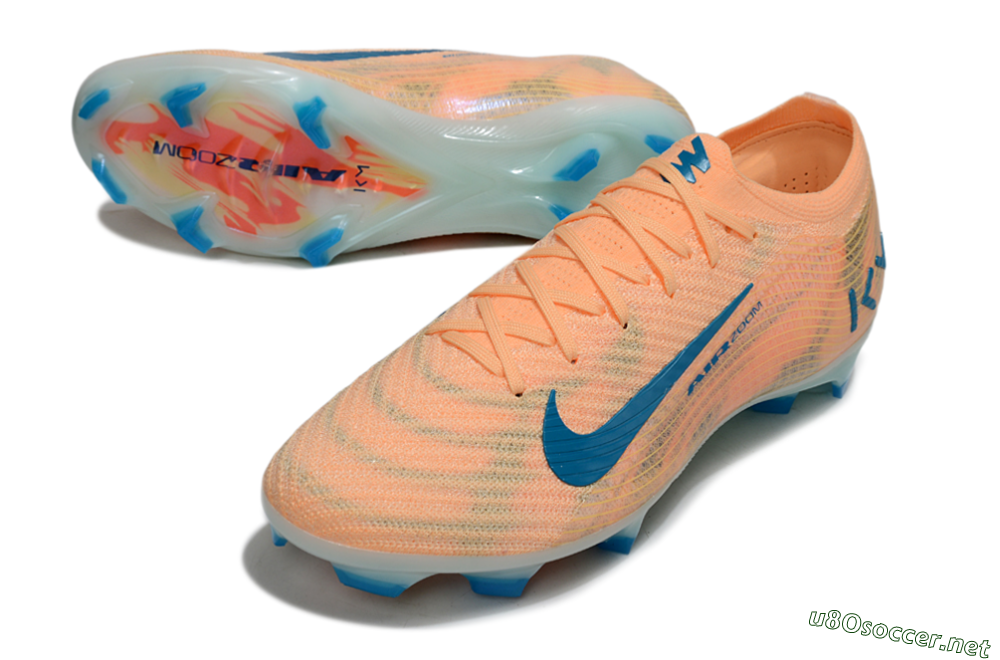 Men's Nike Air Zoom Mercurial Vapor 16 Elite FG Football Boots - Pink/Blue/Yellow 3