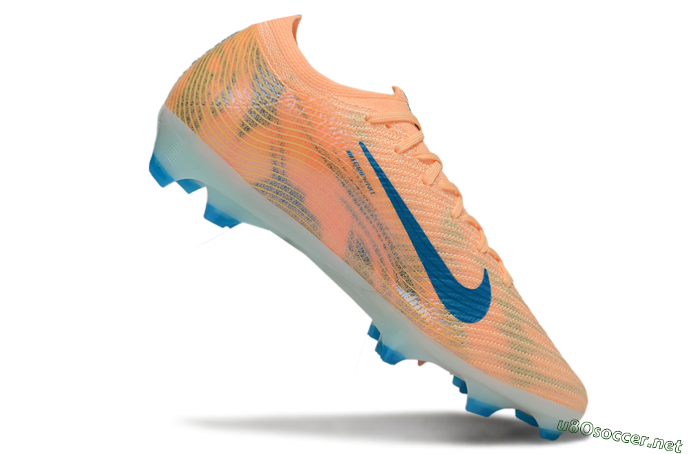 Men's Nike Air Zoom Mercurial Vapor 16 Elite FG Football Boots - Pink/Blue/Yellow 4