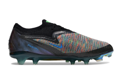 Unisex Nike Phantom 6 Elite Low FG Football Boots - Black/Yellow/Red