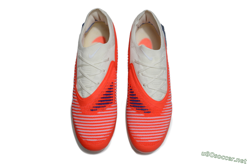 Unisex Nike Phantom 6 Elite Low FG Football Boots - Red/White/Black 4