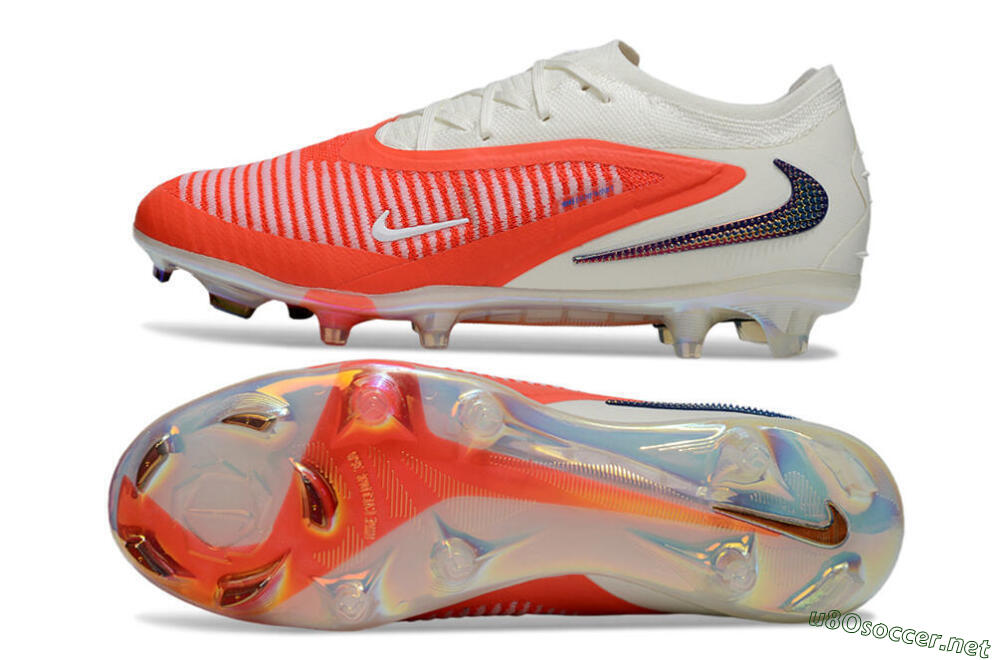 Unisex Nike Phantom 6 Elite Low FG Football Boots - Red/White/Black 1