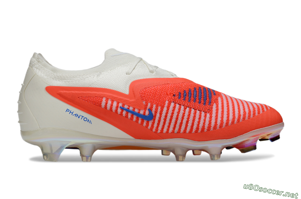 Unisex Nike Phantom 6 Elite Low FG Football Boots - Red/White/Black 7