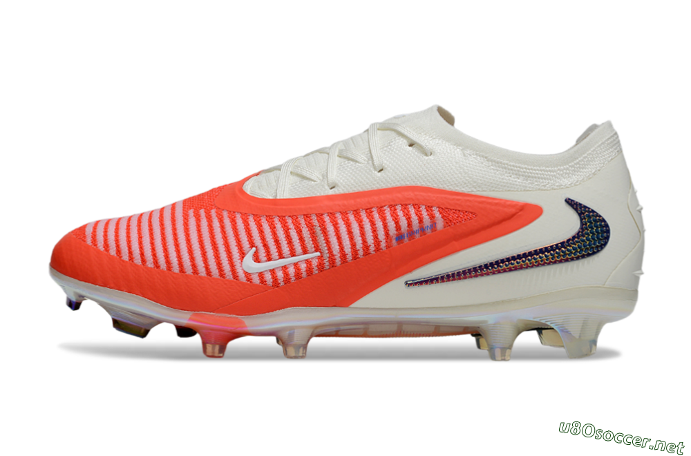 Unisex Nike Phantom 6 Elite Low FG Football Boots - Red/White/Black 0