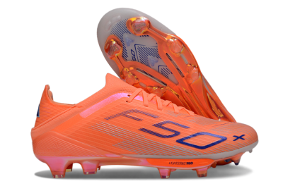 Unisex Adidas F50 Elite FG Football Boots - Red/Blue/Silver