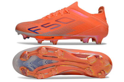 Unisex Adidas F50 Elite FG Football Boots - Red/Blue/Silver
