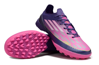 Unisex Adidas F50 Elite TF Football Shoes - Pink/Purple/Yellow