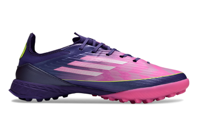Unisex Adidas F50 Elite TF Football Shoes - Pink/Purple/Yellow