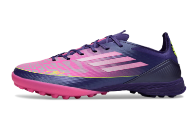 Unisex Adidas F50 Elite TF Football Shoes - Pink/Purple/Yellow
