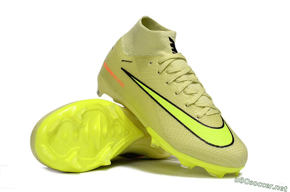 Kids Nike Air Zoom Mercurial Superfly 10 Elite FG Football Boots - Yellow/Black/Red 1