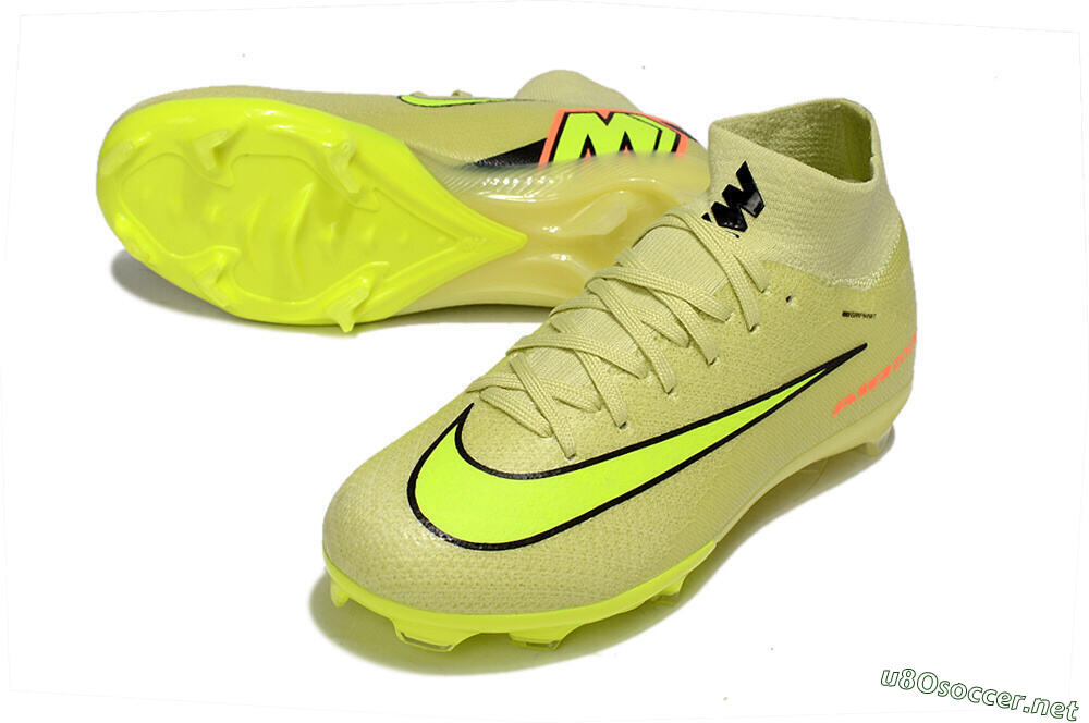 Kids Nike Air Zoom Mercurial Superfly 10 Elite FG Football Boots - Yellow/Black/Red 3