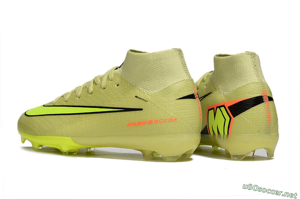 Kids Nike Air Zoom Mercurial Superfly 10 Elite FG Football Boots - Yellow/Black/Red 4