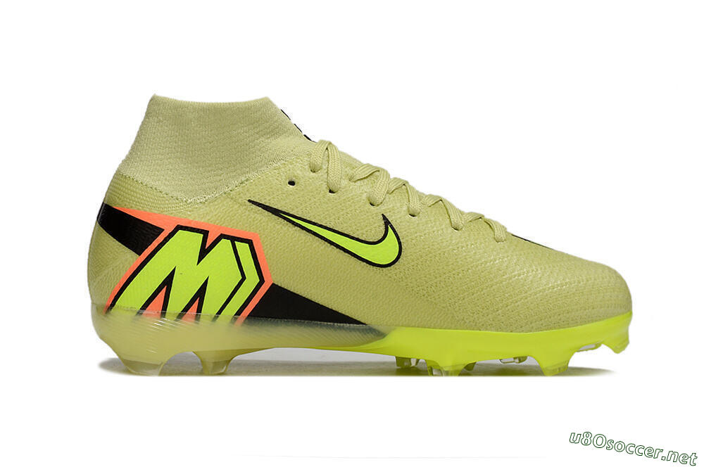 Kids Nike Air Zoom Mercurial Superfly 10 Elite FG Football Boots - Yellow/Black/Red 5