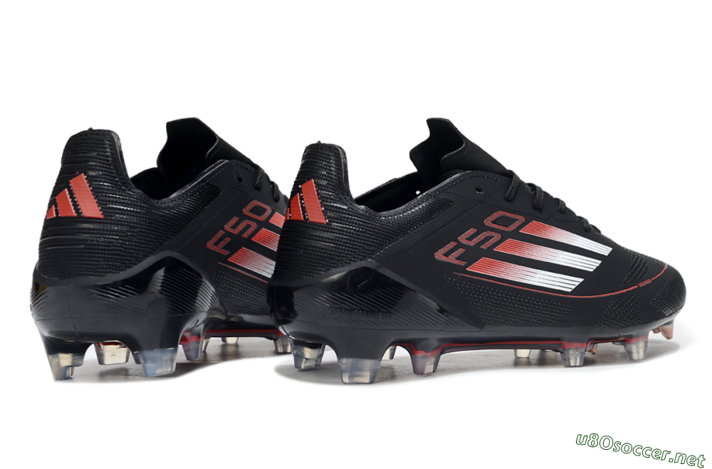 Men's Adidas F50 Elite FG Football Boots - Black/Silver/Red 6