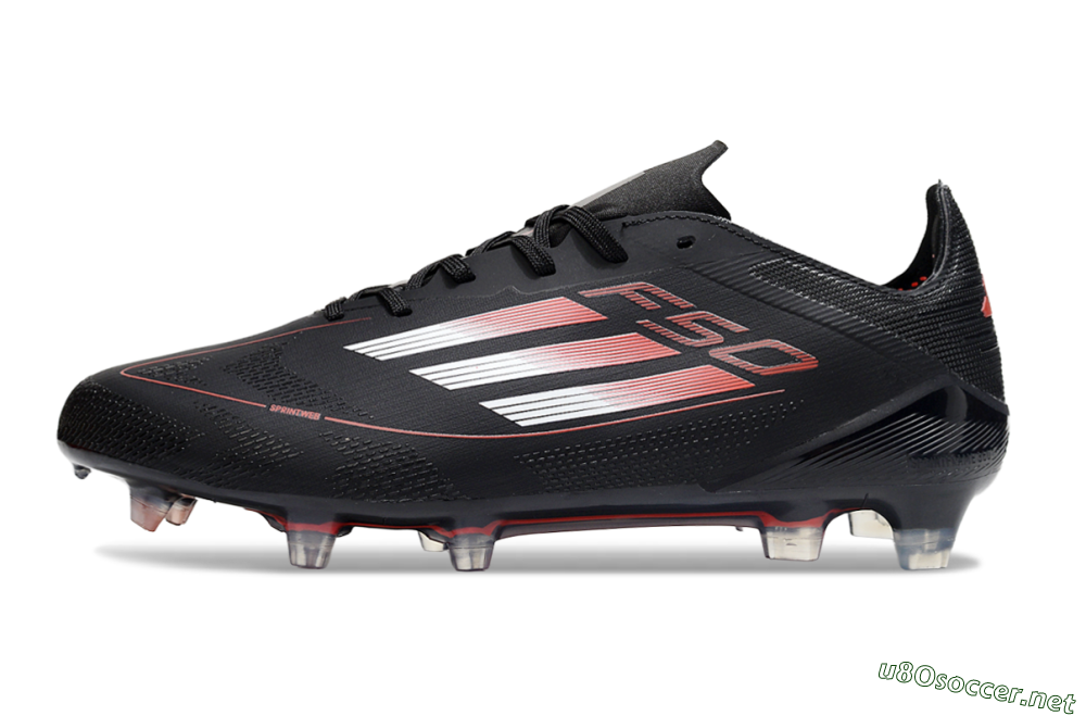Men's Adidas F50 Elite FG Football Boots - Black/Silver/Red 0