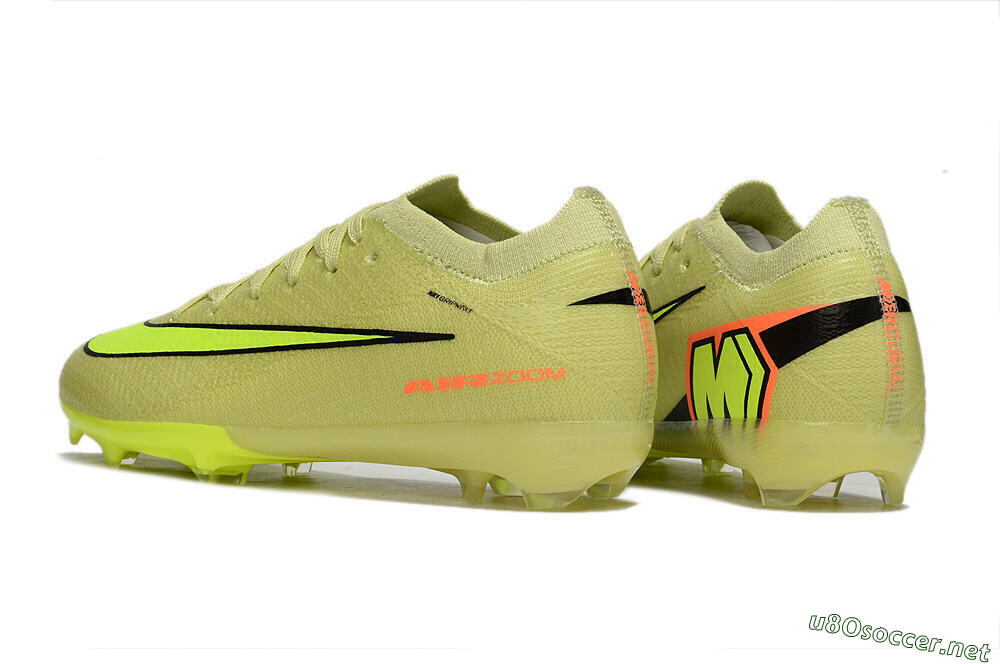 Kids Nike Air Zoom Mercurial Vapor 16 Elite FG Football Boots - Yellow/Black/Red 4