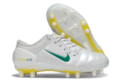 Men's Nike Air Zoom Total 90 III FG Football Boots - White/Green/Yellow