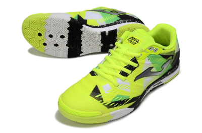 Men's Joma Top Flex IC Football Shoes - Yellow/Silver/Black
