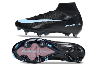 Men's Nike Air Zoom Mercurial Superfly 10 Elite SG Football Boots - Black/Jade