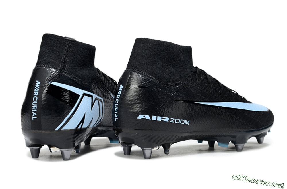 Men's Nike Air Zoom Mercurial Superfly 10 Elite SG Football Boots - Black/Jade 6