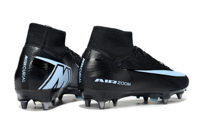 Men's Nike Air Zoom Mercurial Superfly 10 Elite SG Football Boots - Black/Jade