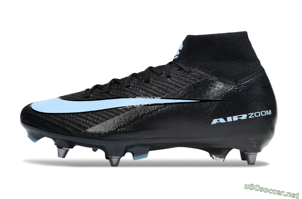 Men's Nike Air Zoom Mercurial Superfly 10 Elite SG Football Boots - Black/Jade 0