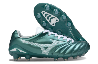 Men's Mizuno Morelia Neo 4 FG Football Boots - Green/White
