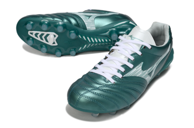 Men's Mizuno Morelia Neo 4 FG Football Boots - Green/White