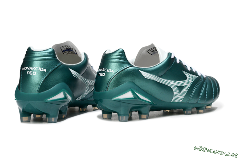 Men's Mizuno Morelia Neo 4 FG Football Boots - Green/White 6