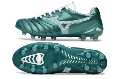 Men's Mizuno Morelia Neo 4 FG Football Boots - Green/White
