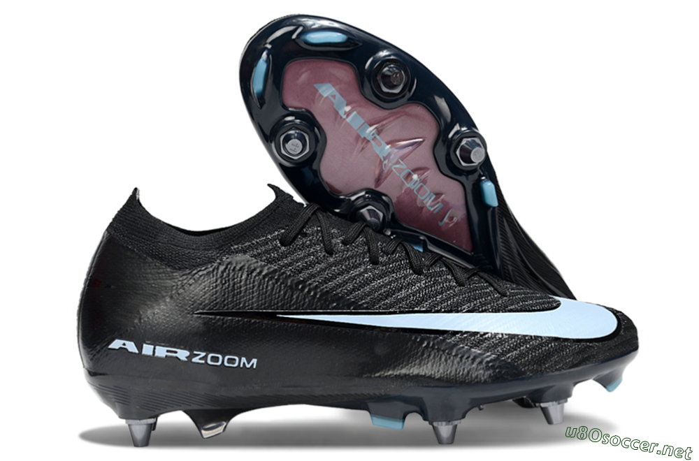 Men's Nike Air Zoom Mercurial Vapor 16 Elite SG Football Boots - Black/Jade 2