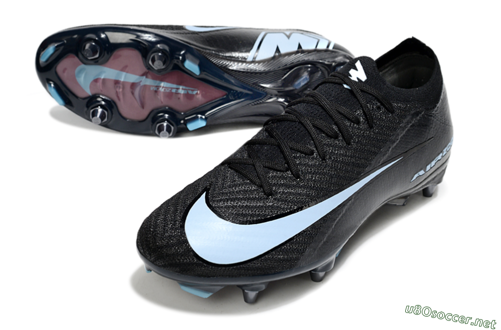 Men's Nike Air Zoom Mercurial Vapor 16 Elite SG Football Boots - Black/Jade 3