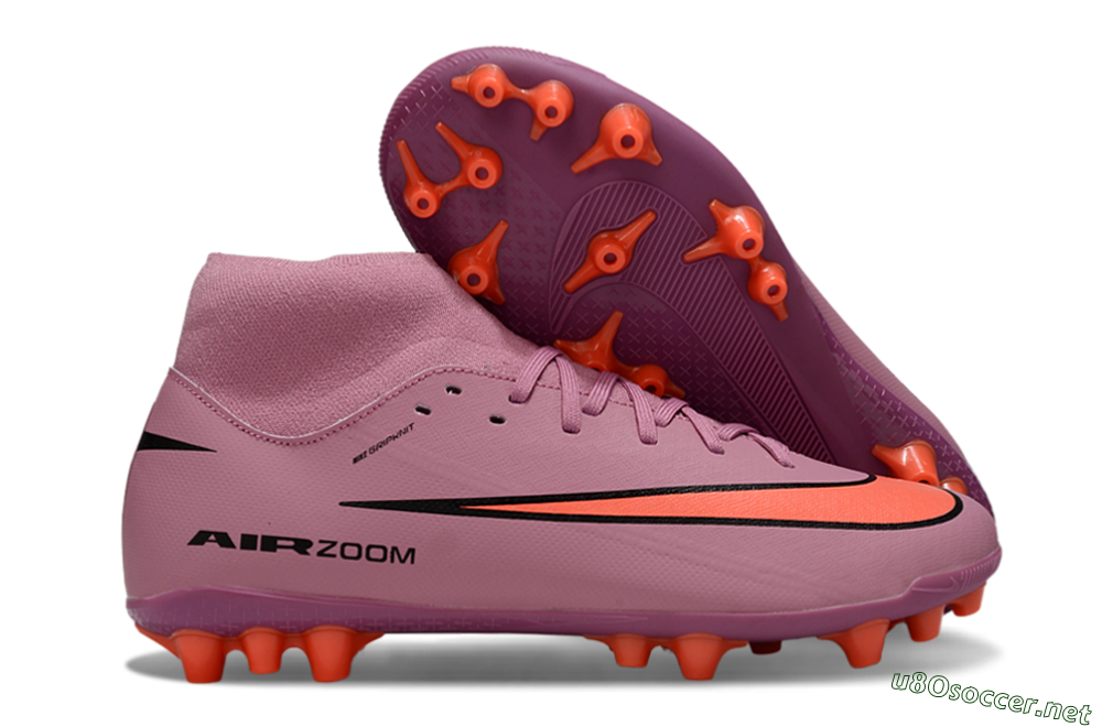 Men's Nike Air Zoom Mercurial Superfly 10 Academy AG Football Boots - Red/Black/White 2