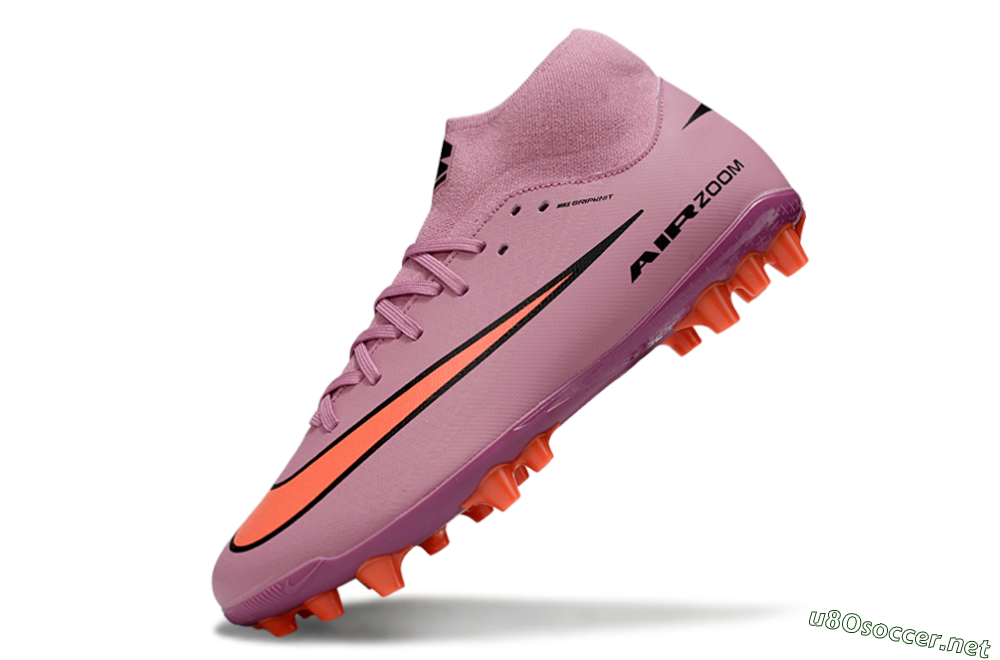 Men's Nike Air Zoom Mercurial Superfly 10 Academy AG Football Boots - Red/Black/White 5