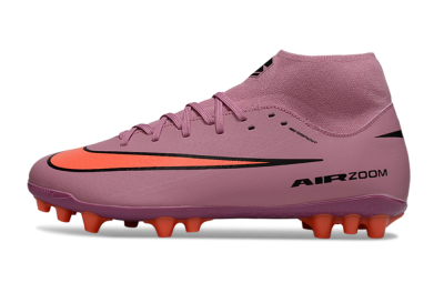 Men's Nike Air Zoom Mercurial Superfly 10 Academy AG Football Boots - Red/Black/White
