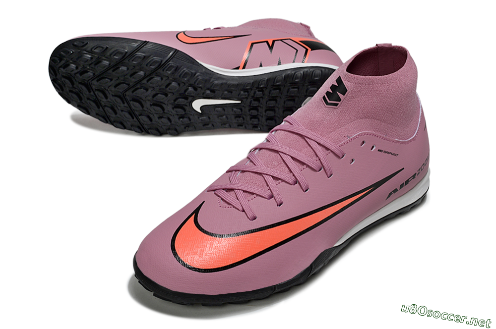 Men's Nike Air Zoom Mercurial Superfly 10 Academy TF Football Shoes - Red/Black/White 3