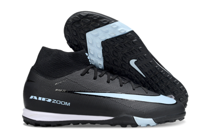 Unisex Nike Air Zoom Mercurial Superfly 10 Elite TF Football Shoes - Black/Jade/White