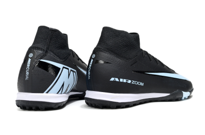 Unisex Nike Air Zoom Mercurial Superfly 10 Elite TF Football Shoes - Black/Jade/White