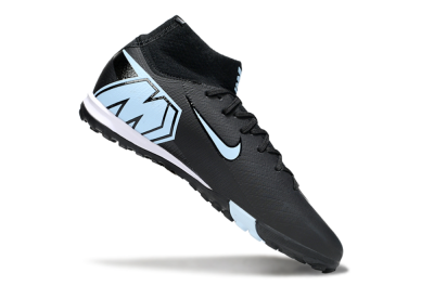 Unisex Nike Air Zoom Mercurial Superfly 10 Elite TF Football Shoes - Black/Jade/White